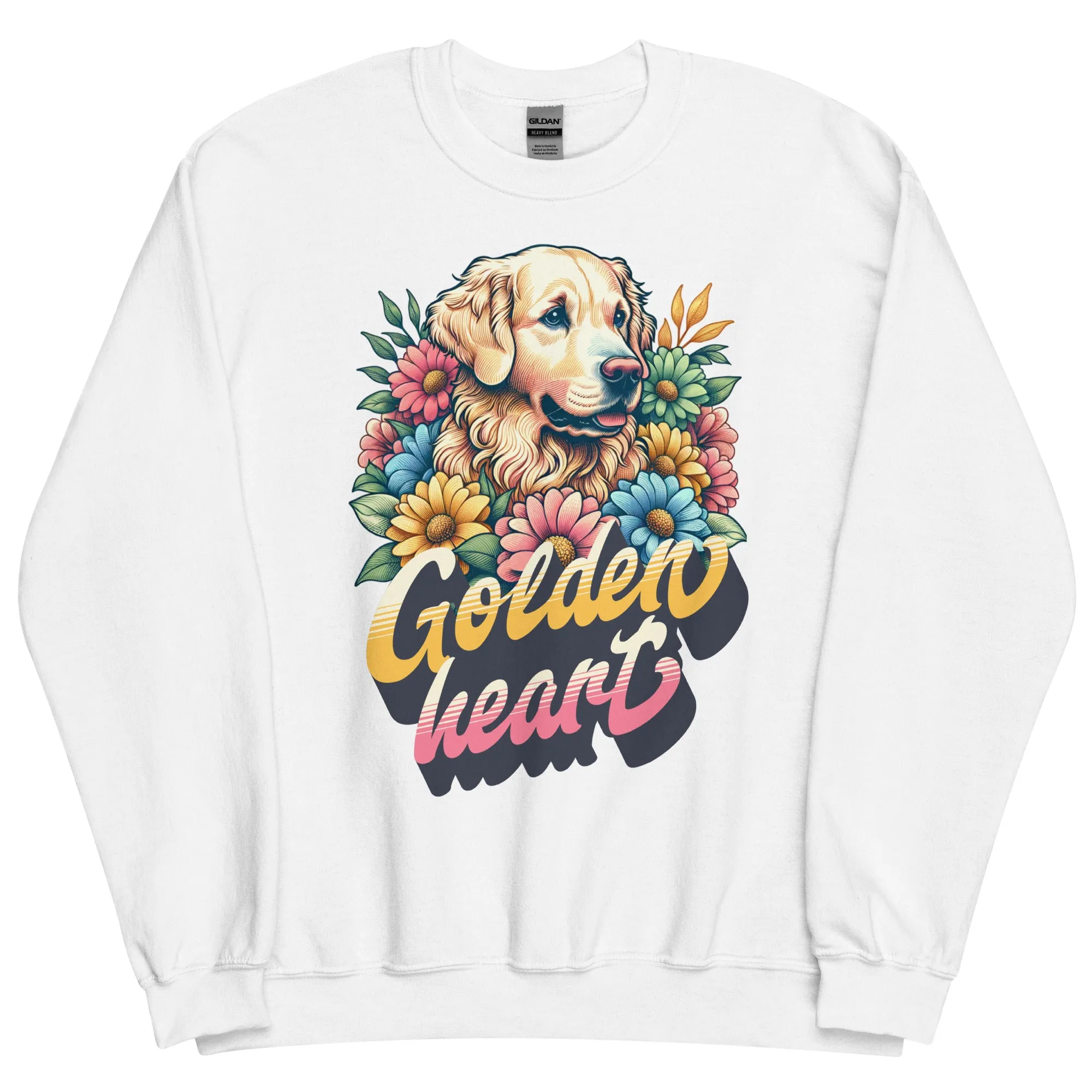 Golden Heart Unisex Sweatshirt