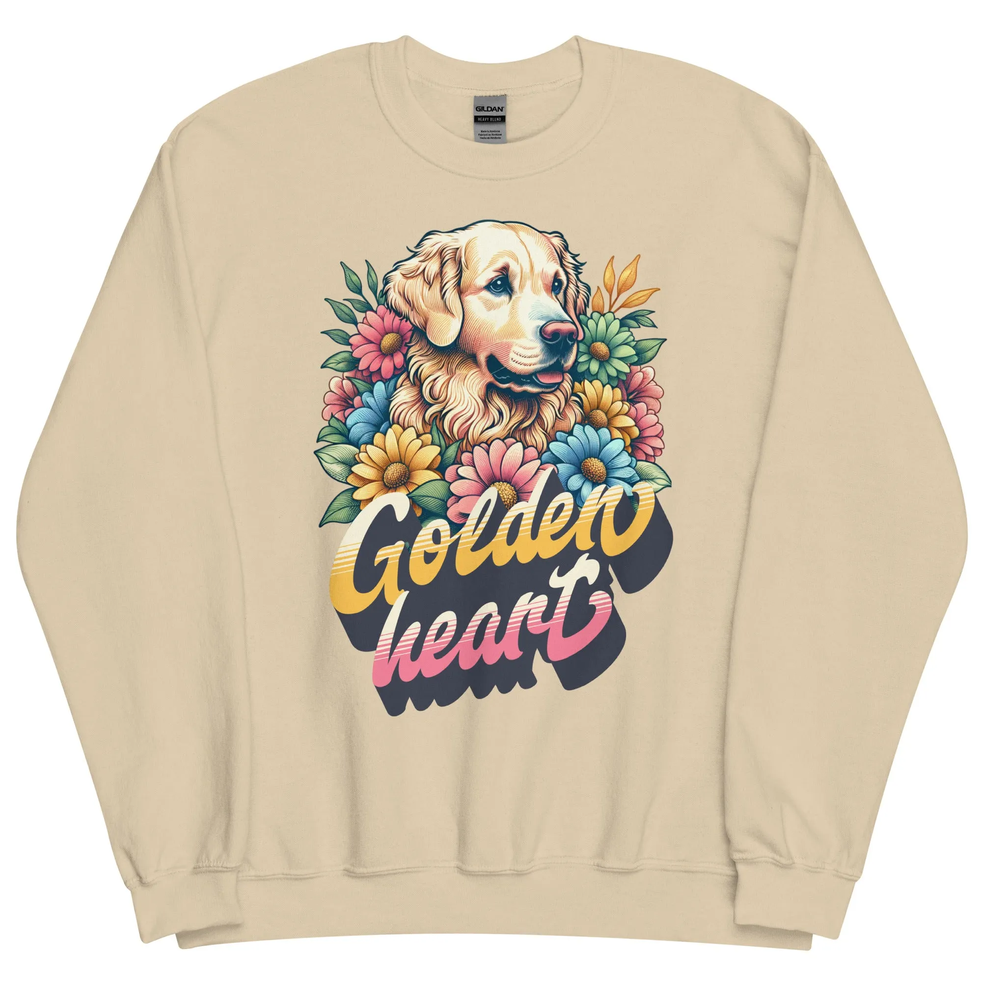 Golden Heart Unisex Sweatshirt