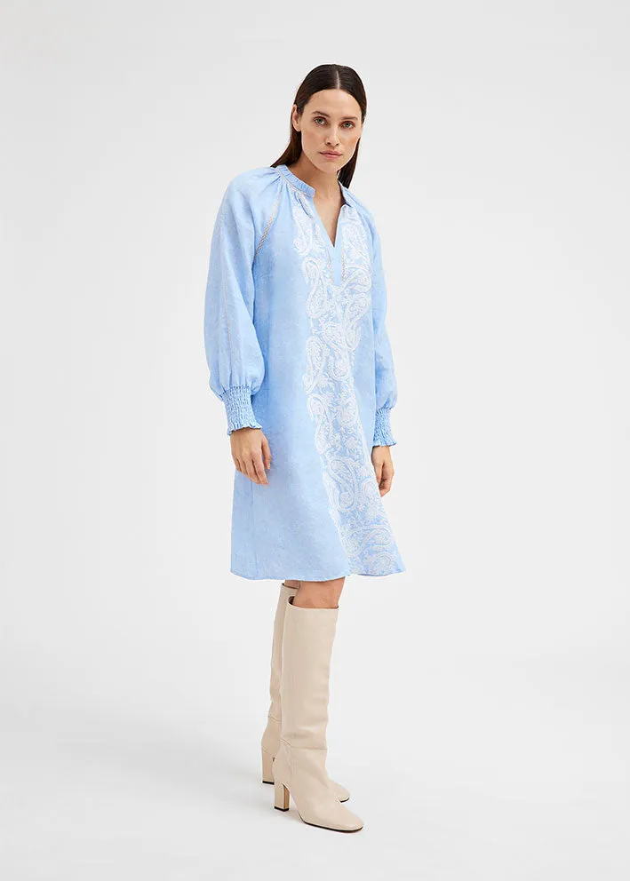 Gustav Dixi knee dress 52527 Kjole - Blue Chambre