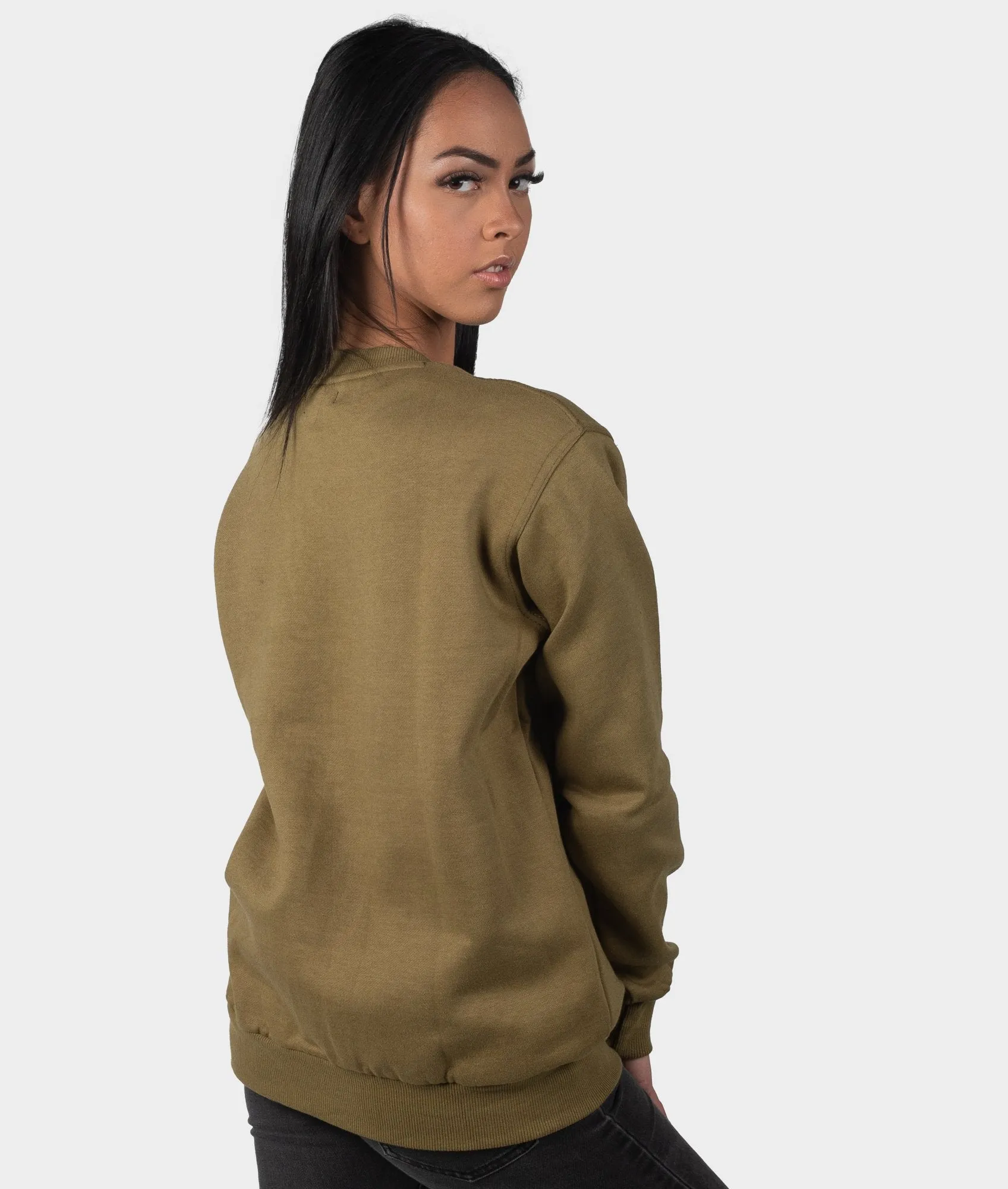 HT Embroidered Sweater - Olive