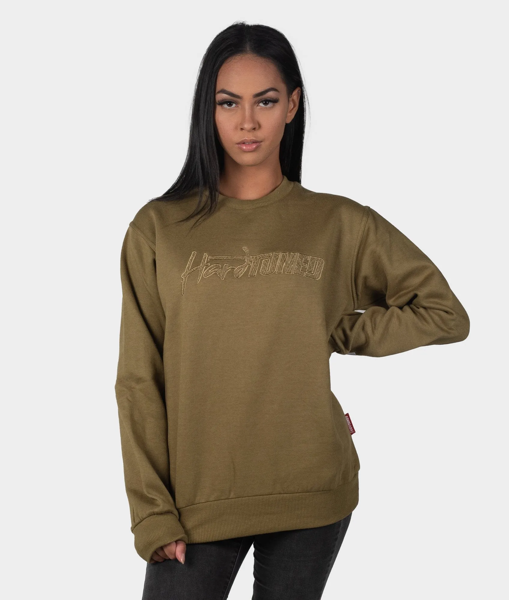 HT Embroidered Sweater - Olive