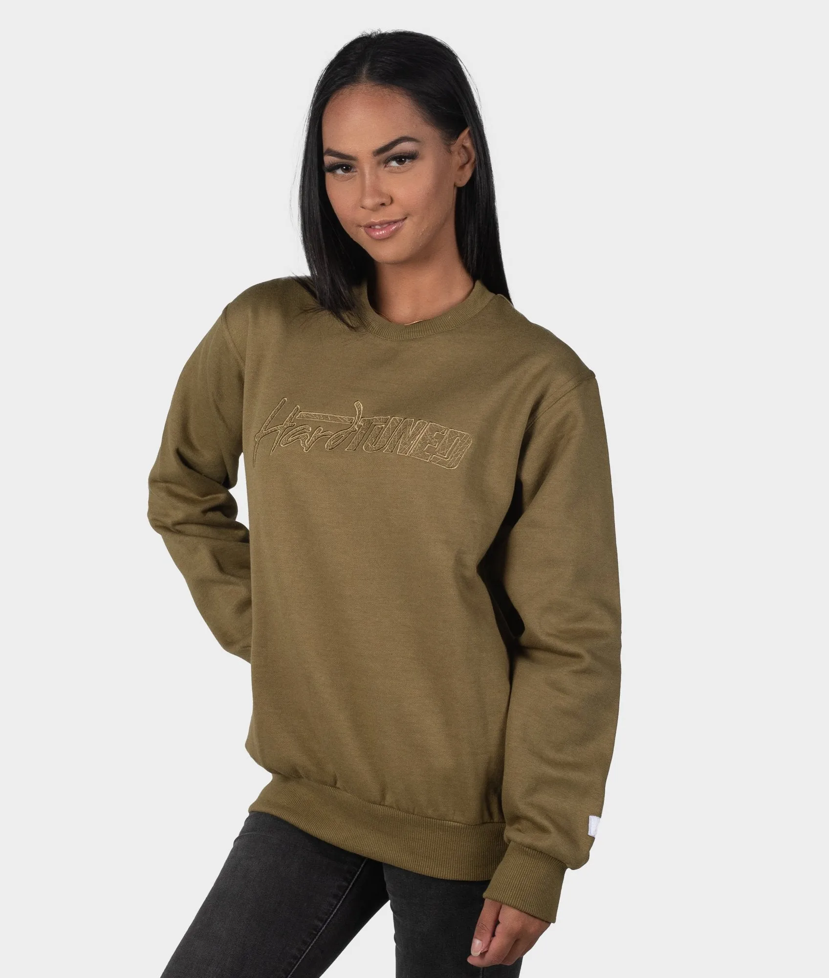 HT Embroidered Sweater - Olive