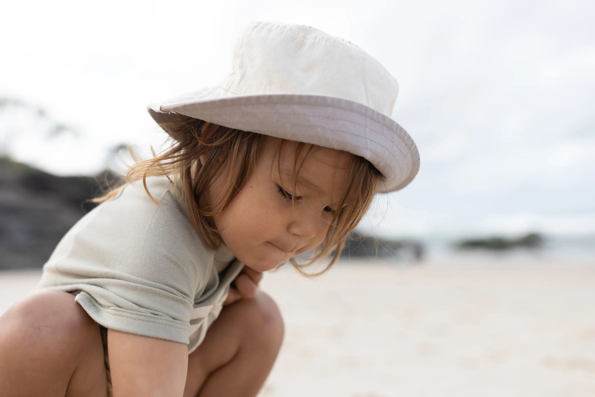 IMPERFECT Reversible Bucket Hat - Sunshine / Blue