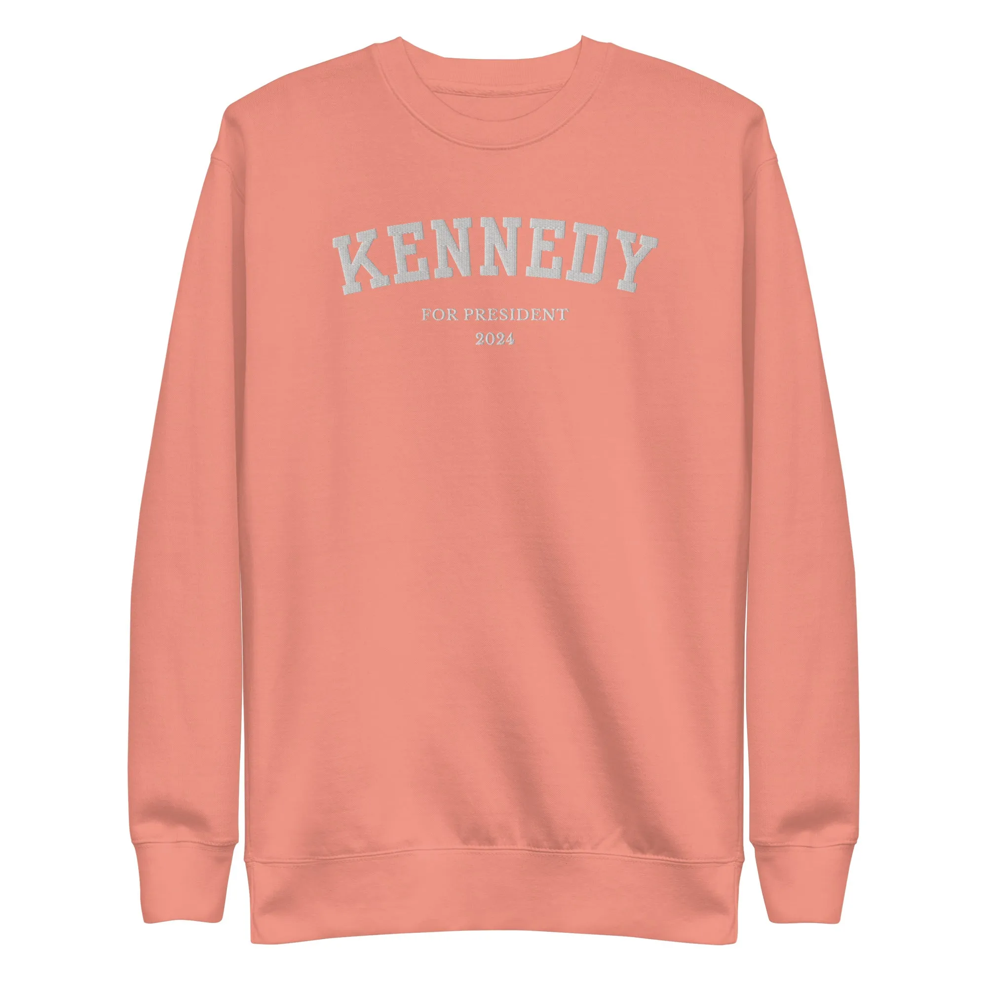 Kennedy for President Embroidered Collegiate Premium Sweatshirt