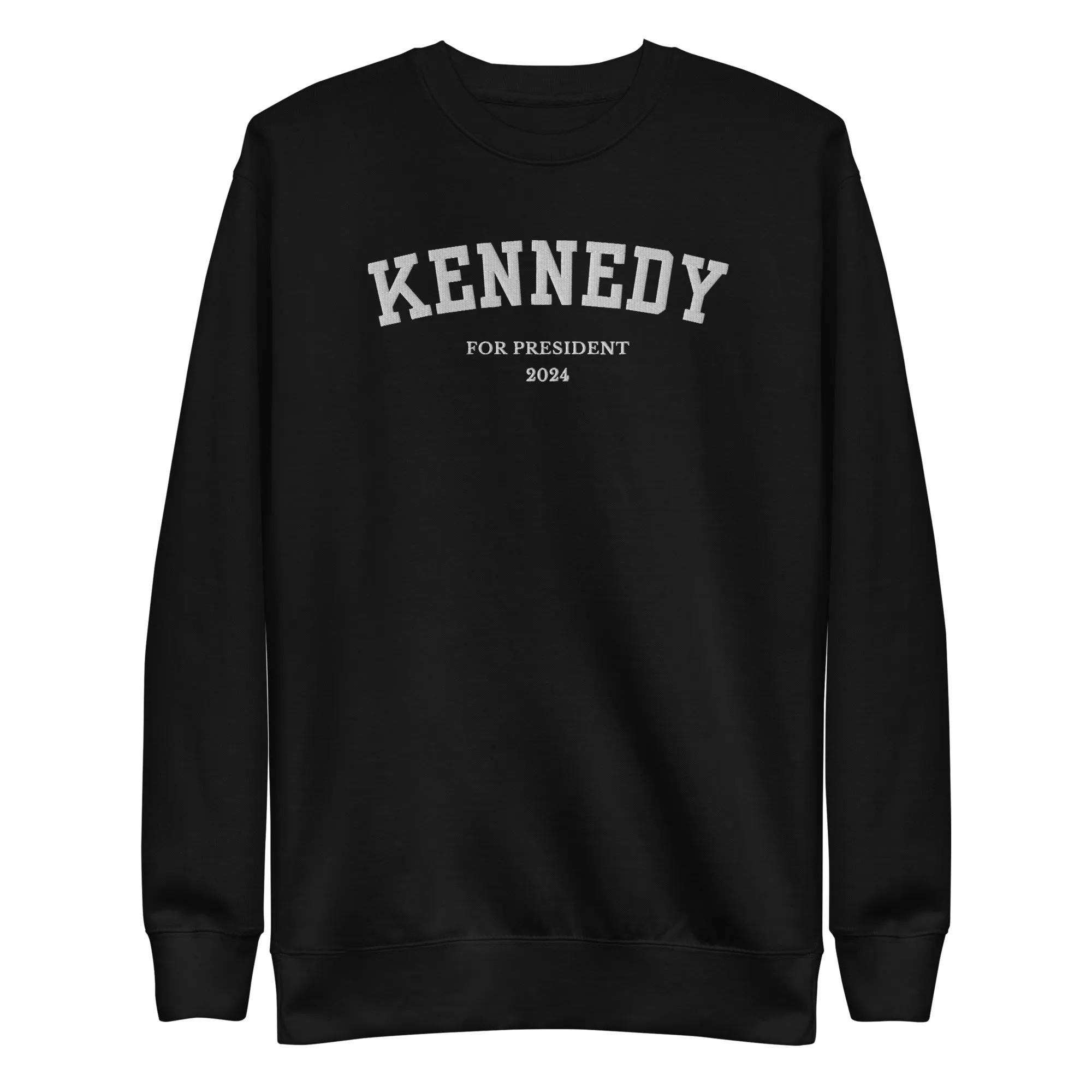 Kennedy for President Embroidered Collegiate Premium Sweatshirt