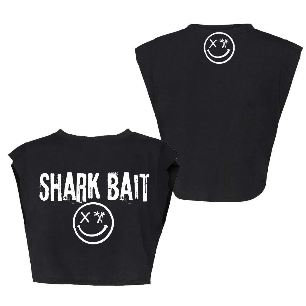 Ladies “SHARK BAIT” Cropped Muscle Tank