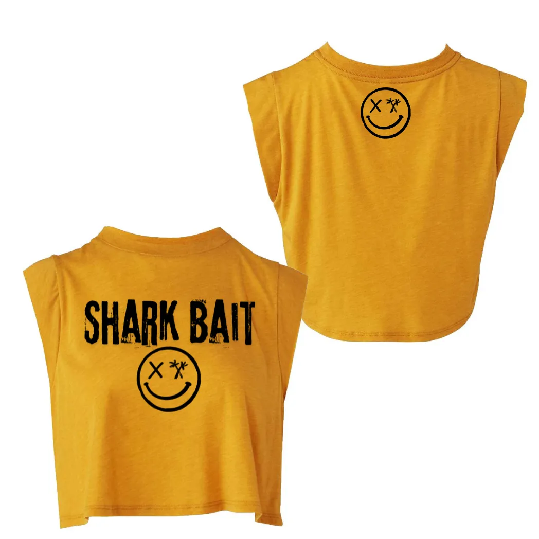 Ladies “SHARK BAIT” Cropped Muscle Tank