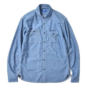 LAFAYETTE UNION MADE CLASSIC CHAMBRAY SHIRT-BLUE