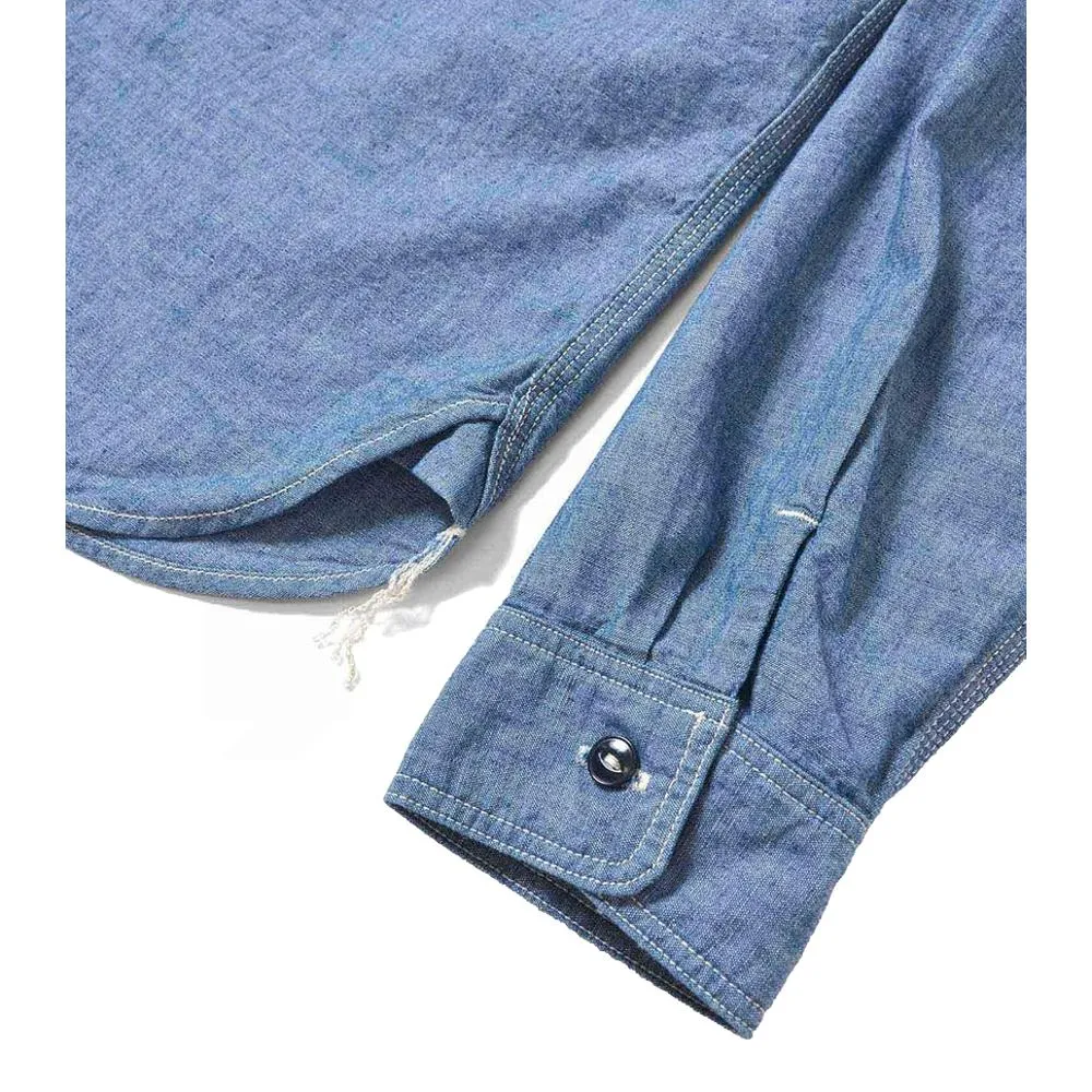 LAFAYETTE UNION MADE CLASSIC CHAMBRAY SHIRT-BLUE