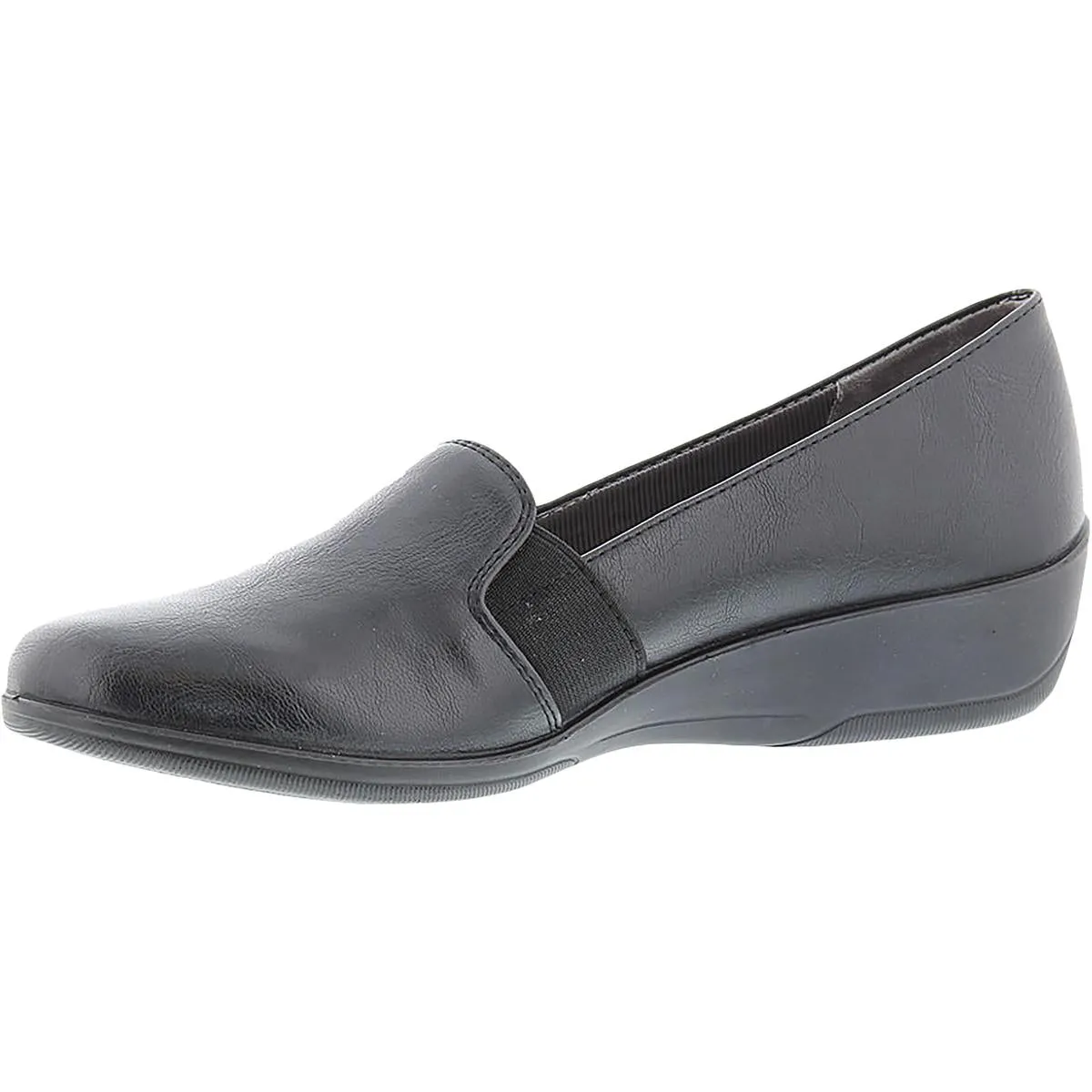 LifeStride Womens Isabella Leather Slip On Casual Shoes