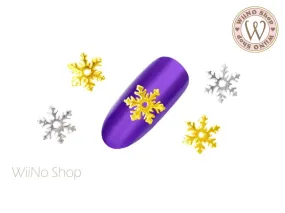 Lumi Snowflake Nail Metal Charm - 2 pcs (SN09)