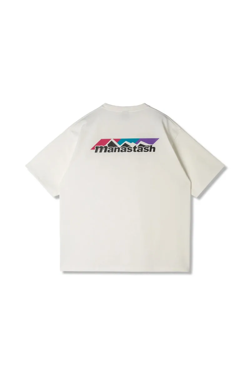 Manastash POLY TEE SCHEME LOGO white