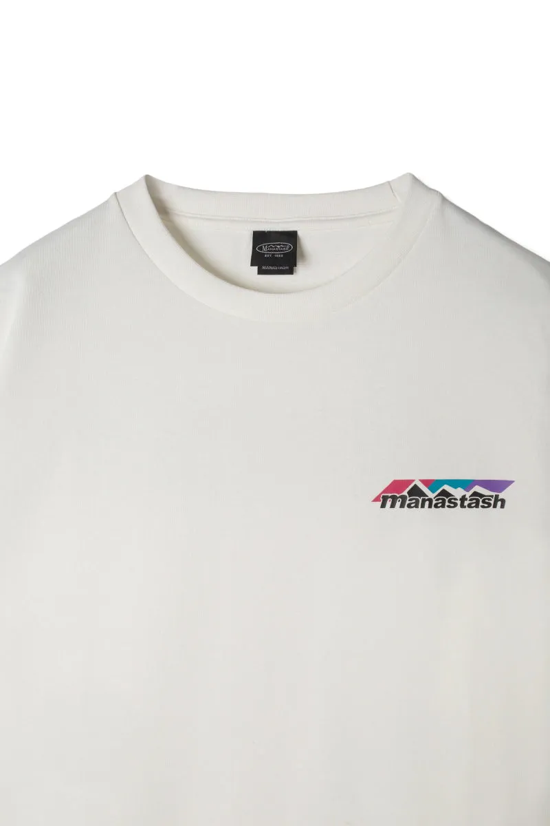 Manastash POLY TEE SCHEME LOGO white