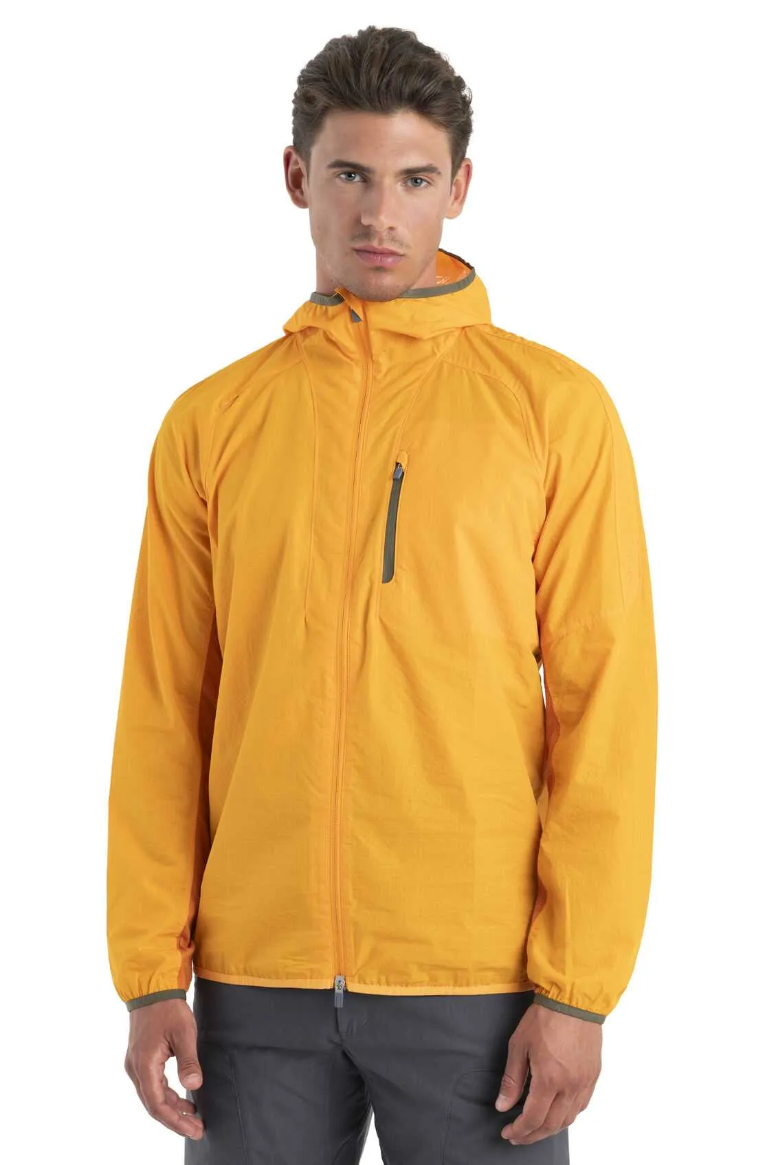 Mens Shell   Cotton Windbreaker - Solar/Earth