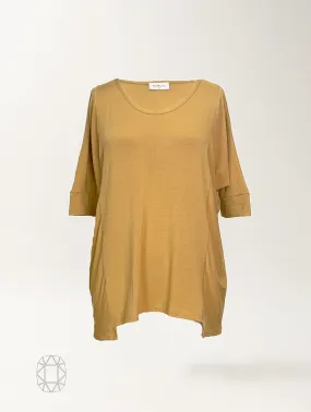 Misa Top - Goldenrod Rayon Jersey