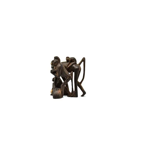 Monkey Family Sculpture 02