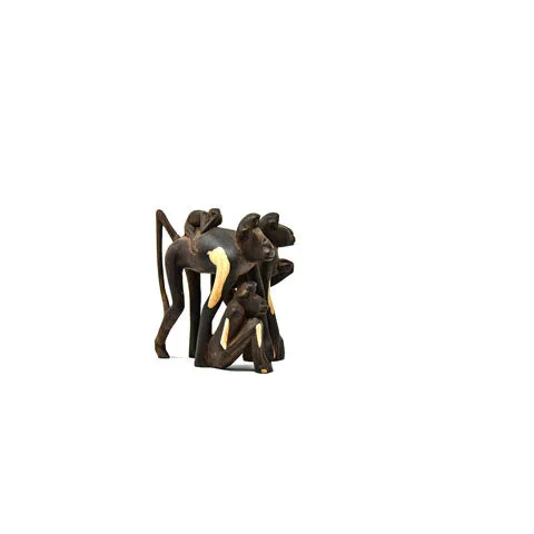 Monkey Family Sculpture 02