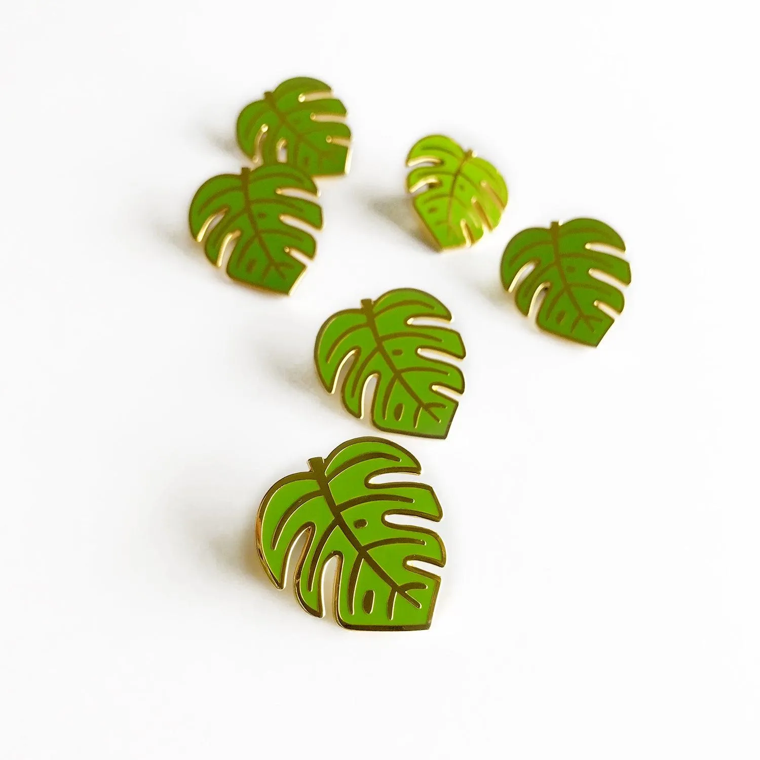 Monstera Leaf Enamel Pin