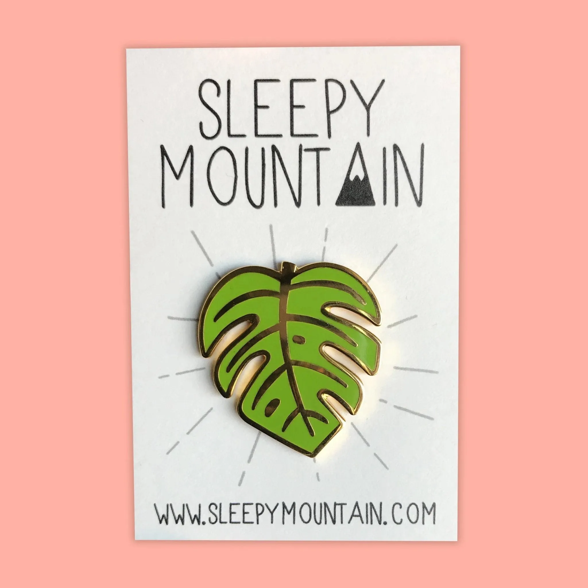 Monstera Leaf Enamel Pin