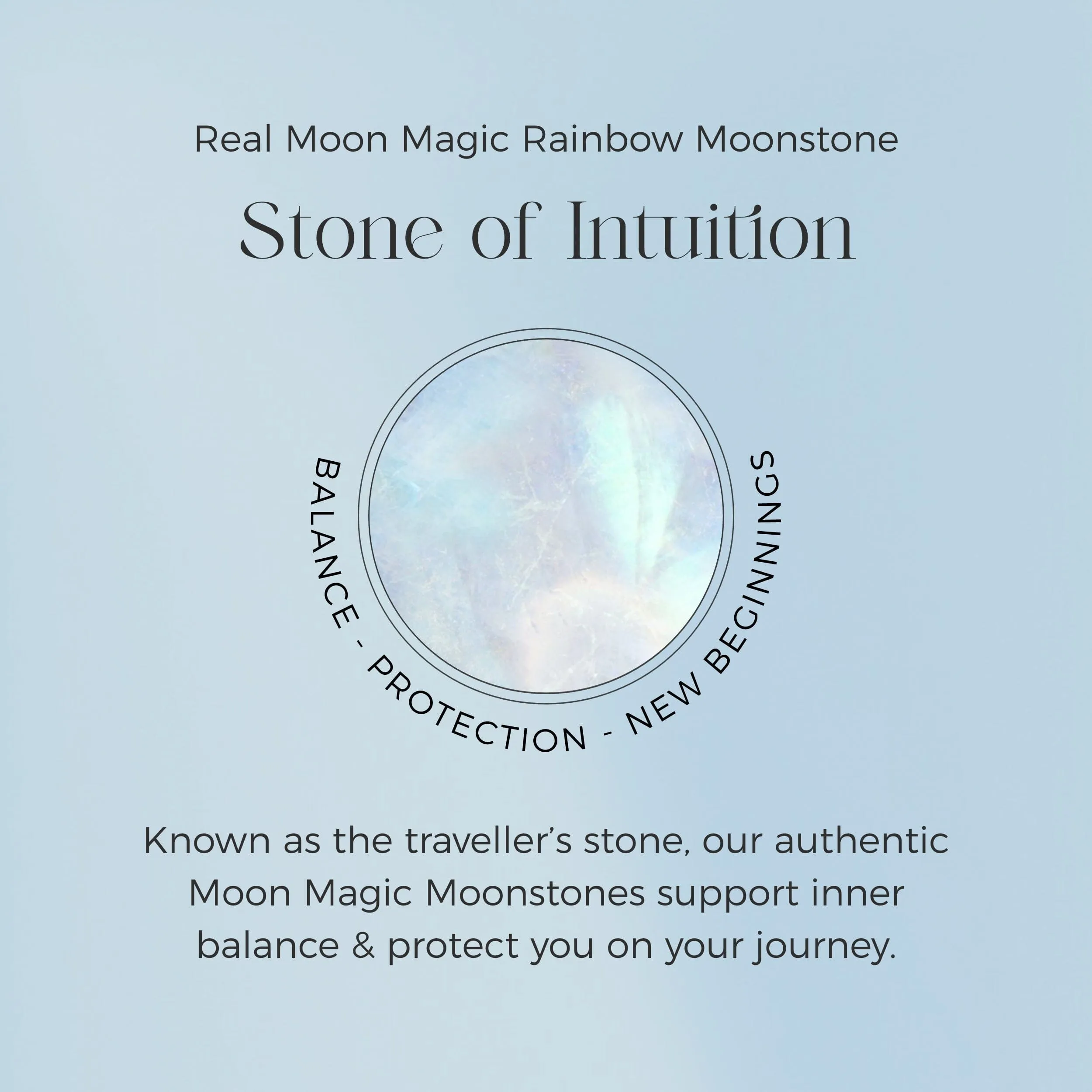 Moonstone Amethyst Bracelet - Sphere 'Intuition'