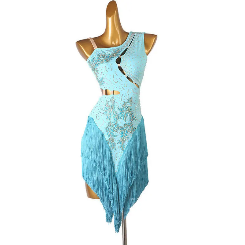 Mystic Latino Fringe Dance Dress | LQ225