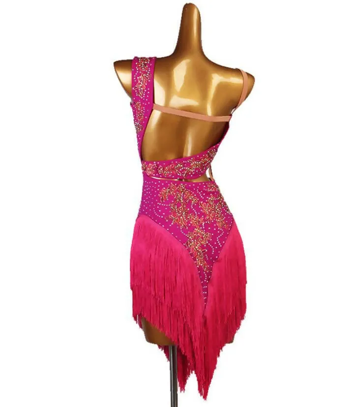 Mystic Latino Fringe Dance Dress | LQ225