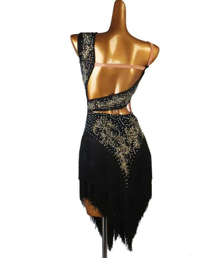 Mystic Latino Fringe Dance Dress | LQ225