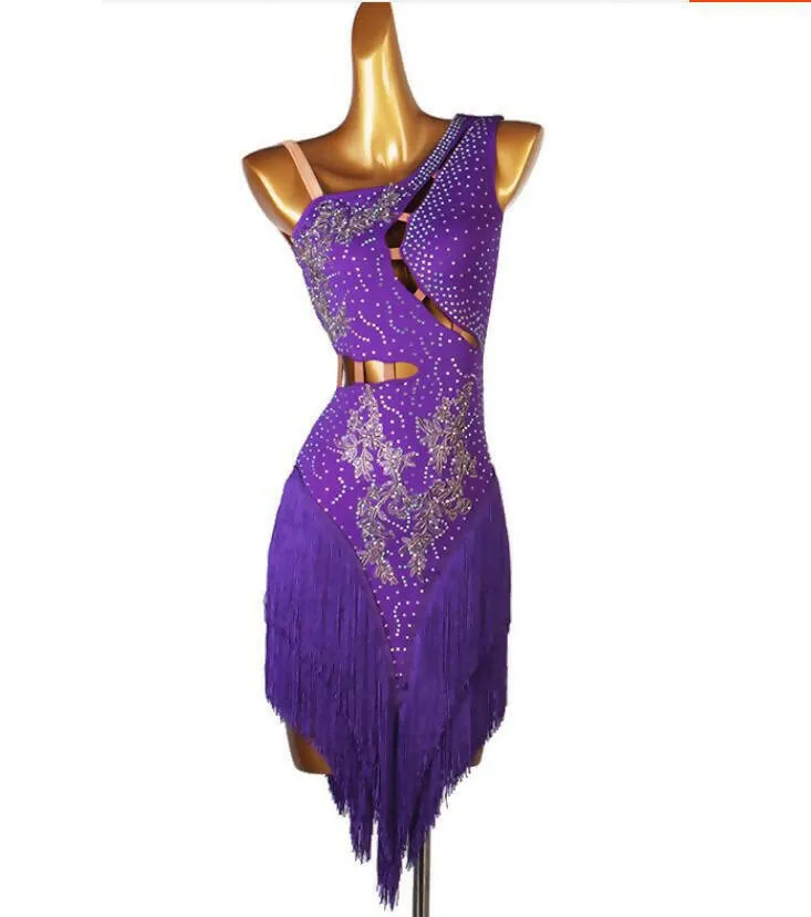 Mystic Latino Fringe Dance Dress | LQ225