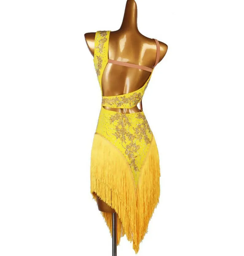 Mystic Latino Fringe Dance Dress | LQ225