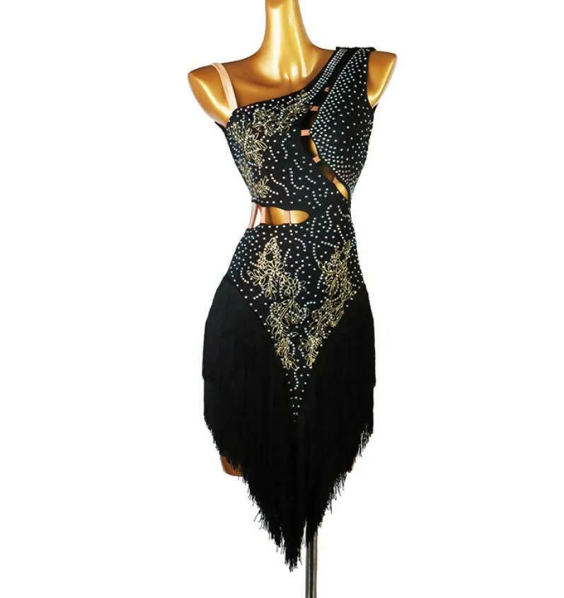 Mystic Latino Fringe Dance Dress | LQ225