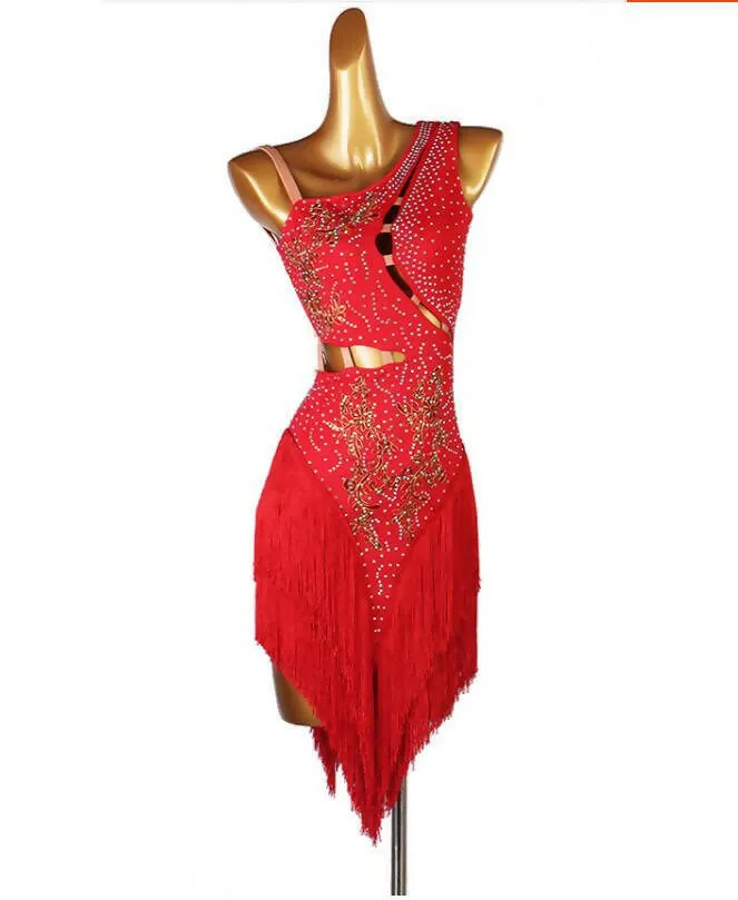 Mystic Latino Fringe Dance Dress | LQ225