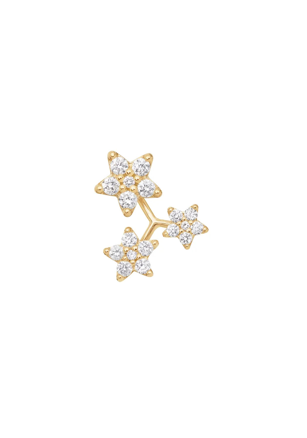 Ole Lynggaard Three Shooting Star Diamond Stud | Sold Individually