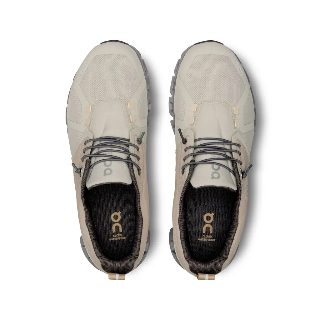 On Running Cloud 5 Waterproof (Womens) - Pearl/Fog