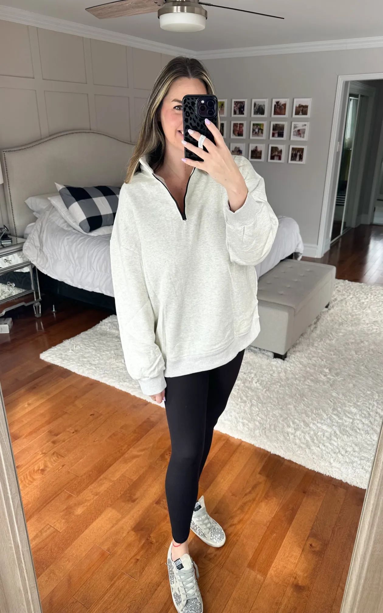 Oversize Quarter Zip Pullover