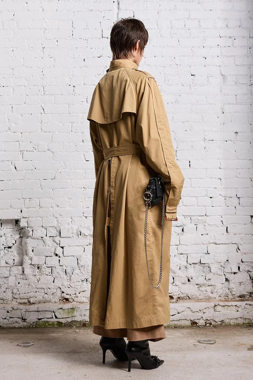 OVERSIZED DECONSTRUCTED TRENCH COAT