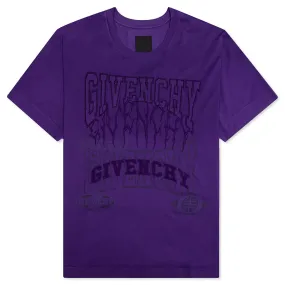 Oversized Fit T-Shirt - Purple