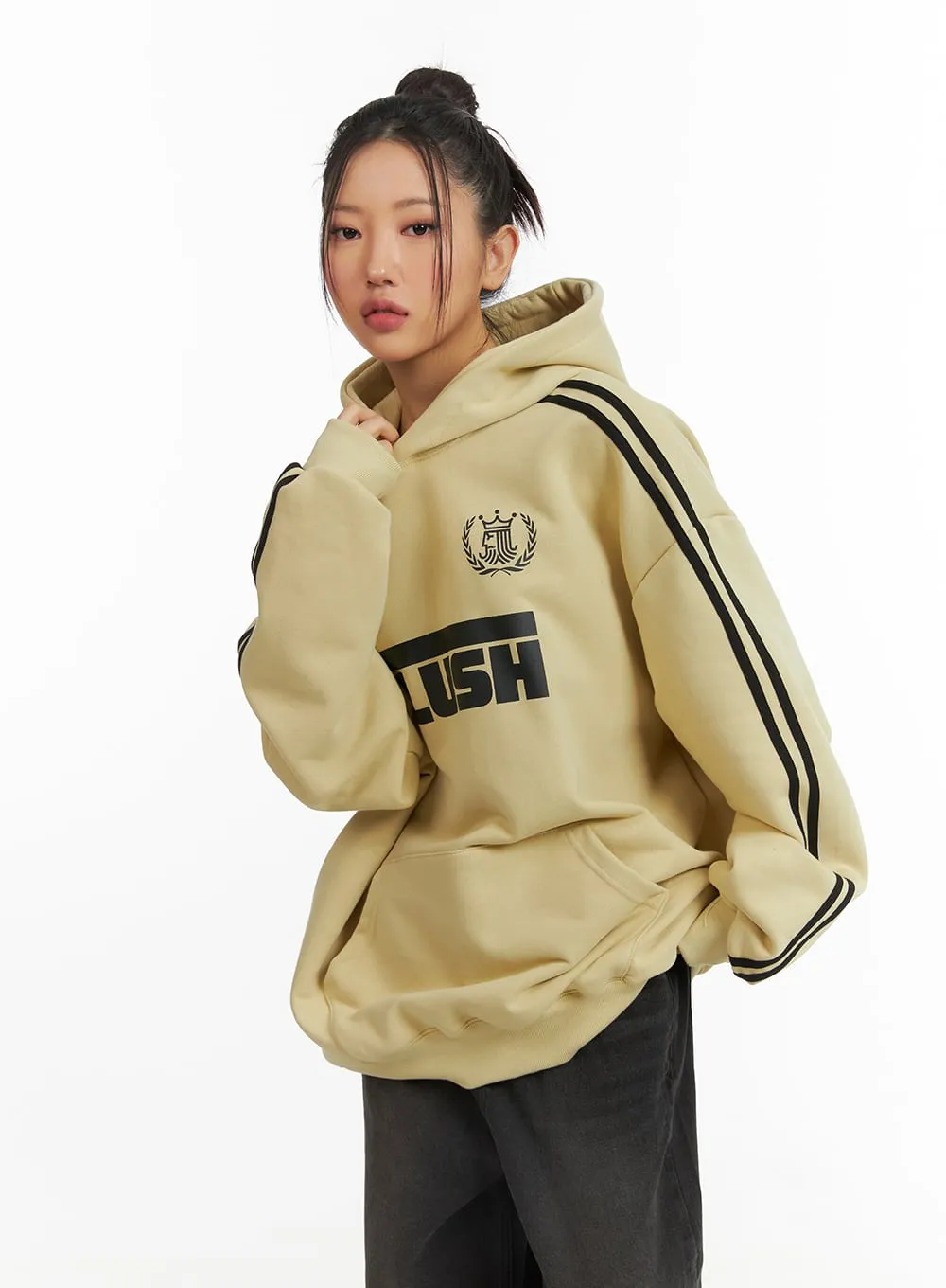 Oversized Flush Unisex Hoodie CJ429