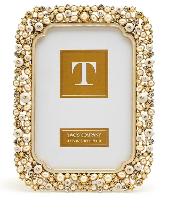 Pearl and Rhinestone Photo Frame