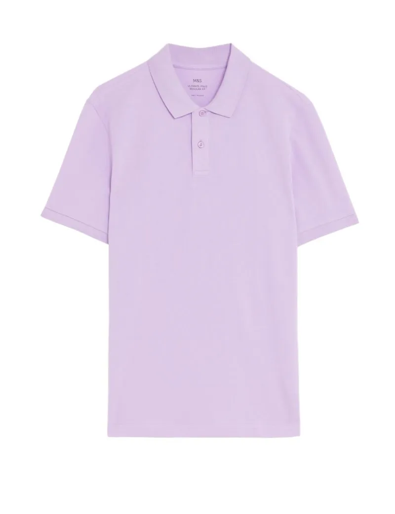 Pure Cotton Pique Polo Shirt