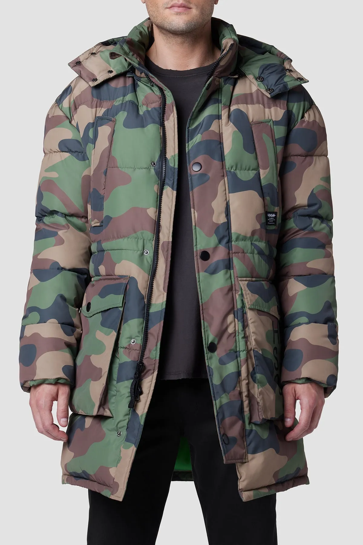 Quilted Hooded Storm Parka