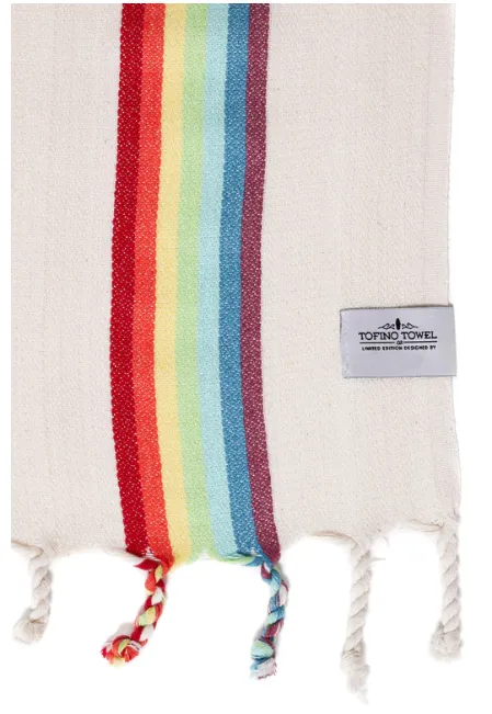 Rainbow pattern Cotton Beach Towel