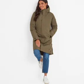 Reiner Womens Waterproof Down Parka - Khaki