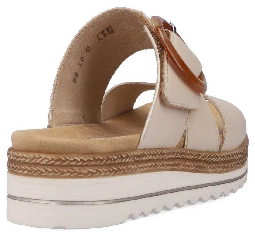 Remonte D0Q51-80 Womens Touch-Fastening Mule Sandal