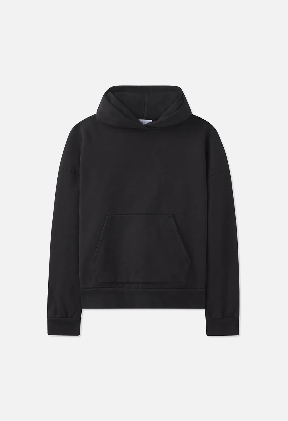 Replica Oversized Cropped Hoodie / Black