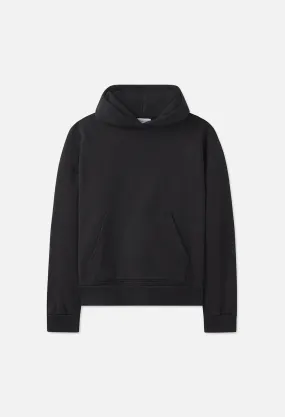 Replica Oversized Cropped Hoodie / Black