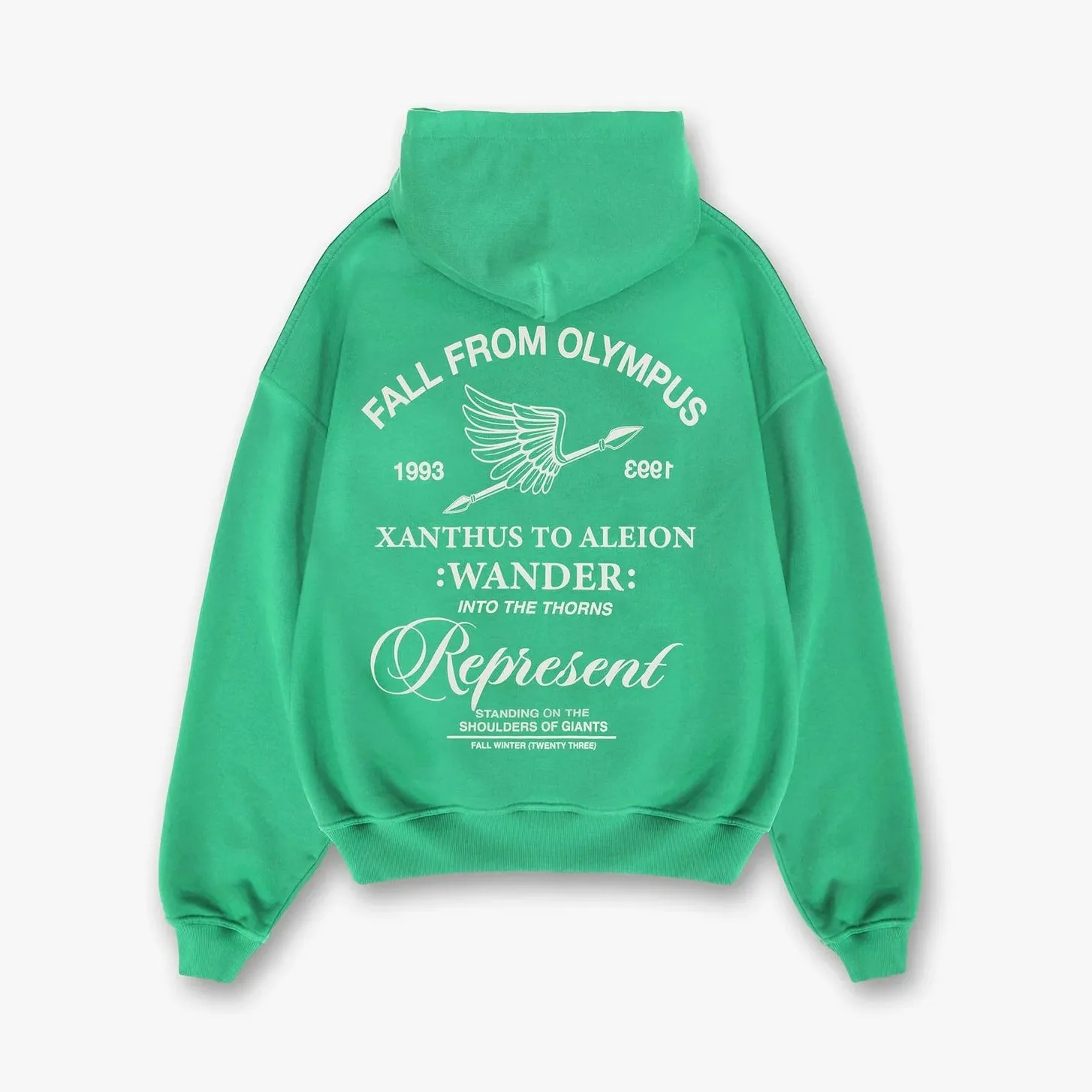 Represent Olympus Island Green Hoodie