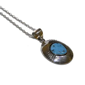 Rustic Turquoise Pendant