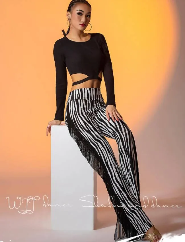 Safari Sway Pants | Black/Zebra | W21D135