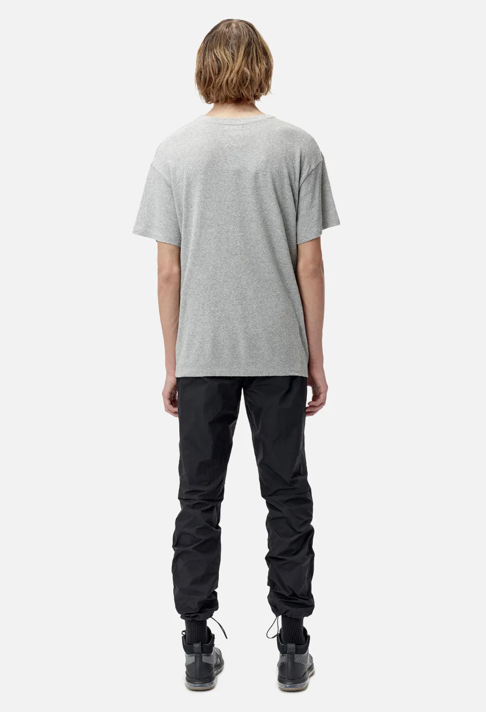 Silk Blend Basalt Tee / Grey