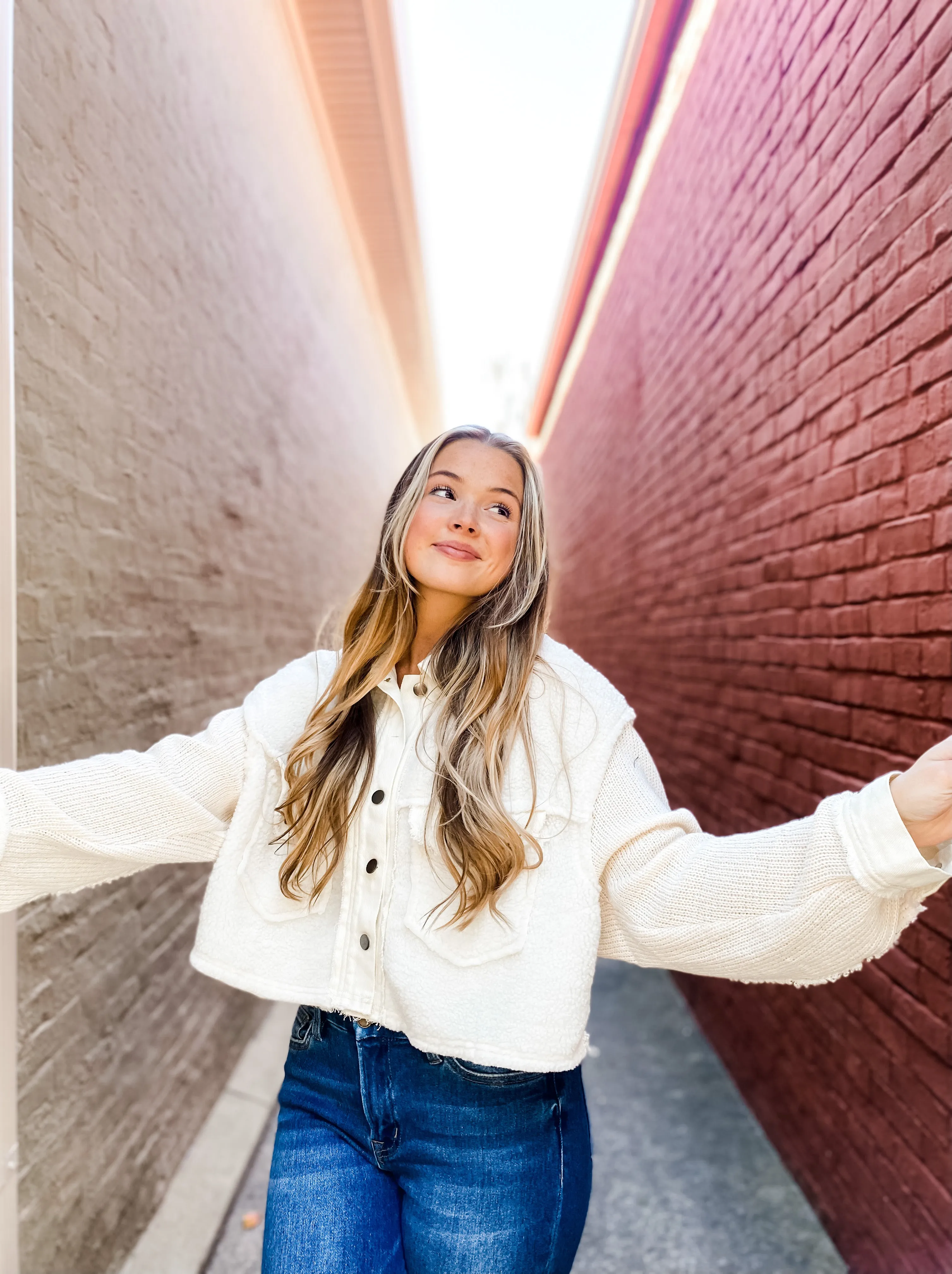 Snowflake Cropped Jacket